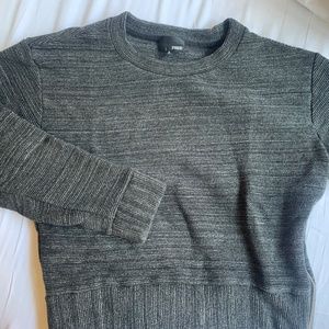 WILFRED GREY & BLACK SWEATER SMALL
